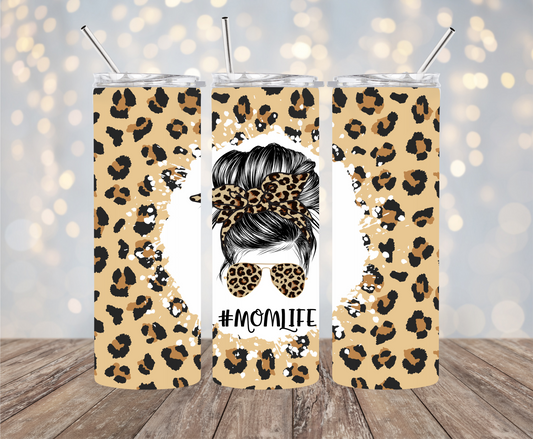 Mom Life Leopard Pattern